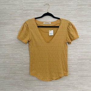 Free People Yellow Top NWT
